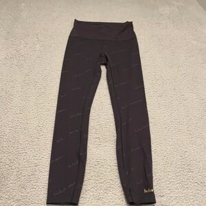 Lululemon Wunder Train HighRise Tight Special Edition Embossed Lululemon Black